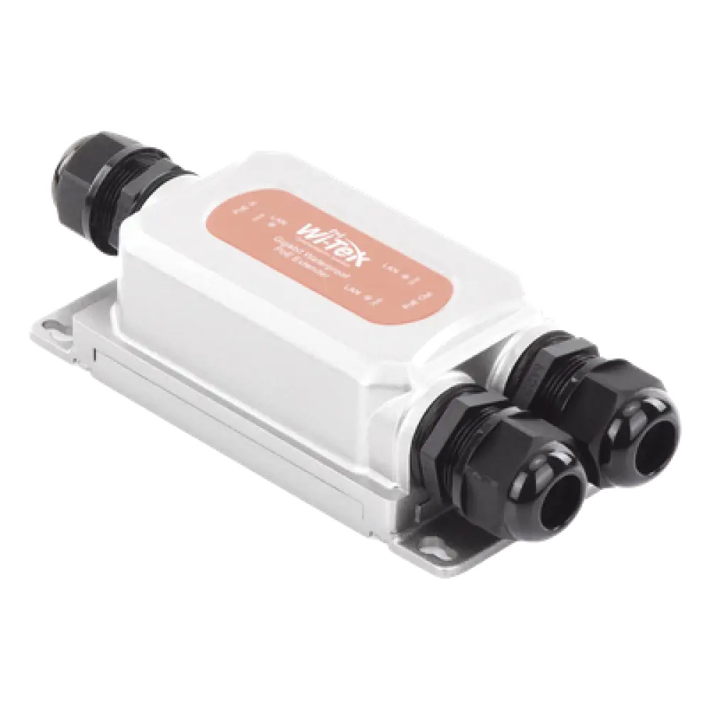 Extensor PoE para Exterior / Entrada 60W / 2 Salidas 30W / 3 Puertos Gigabit / IP68 / -40 a 80 °C (-40 a 176 °F)