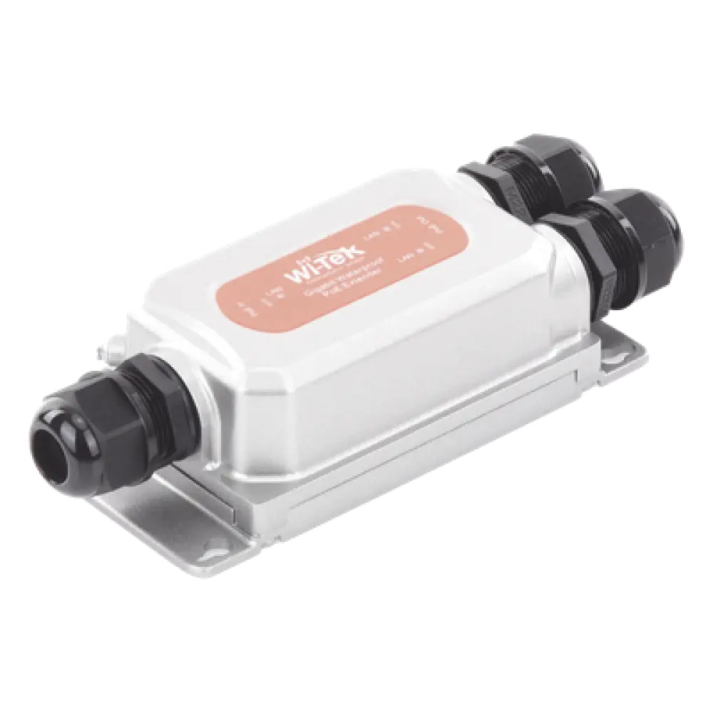 Extensor PoE para Exterior / Entrada 60W / 2 Salidas 30W / 3 Puertos Gigabit / IP68 / -40 a 80 °C (-40 a 176 °F)