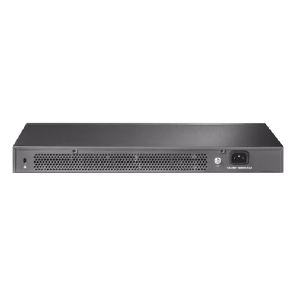 Switch Administrable L2+/L3 / 24 Puertos Gigabit / 4 Puertos SFP+ 10G / 128 Gbps / Sin Ventilador / Omada SDN