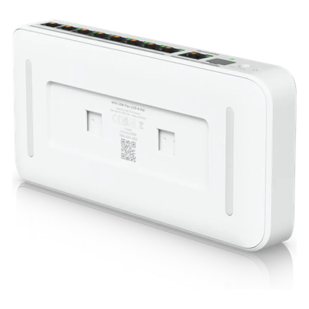 Switch PoE++ / 8 Puertos 2.5GbE / 1 Puerto 10GbE RJ45/SFP+ / 76W PoE / 30Gbps / 6.99 × 3.91 × 1.10 pulgadas