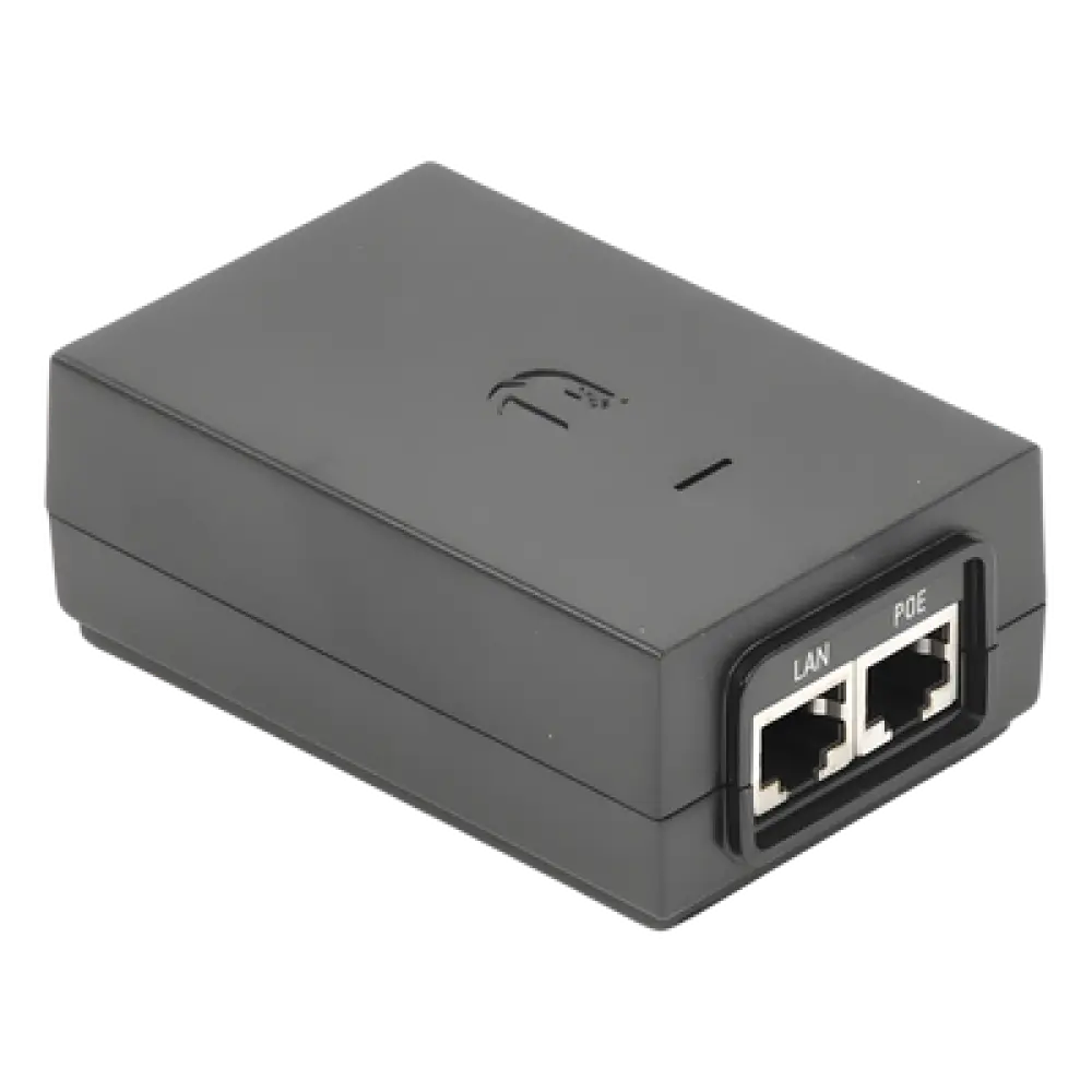 Adaptador PoE / 24 VDC 1.0 A / Gigabit 10/100/1000 Mbps / Protección ESD / Montaje en Pared / 0-40°C