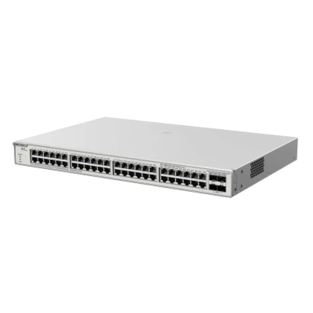 Switch Administrable PoE Capa 2+ / 48 Puertos Gigabit PoE 802.3af/at / 4 SFP+ 10Gb / 370W / Gestión en la Nube