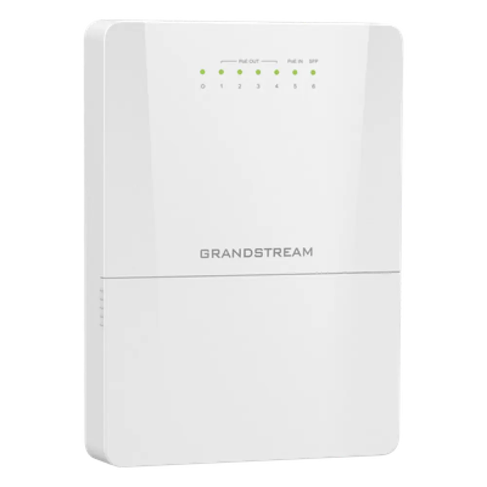 Switch PoE Administrable para Exteriores / 6 Puertos / 5 GE + 1 SFP / IP66 / PoE Integrado / Gestión Remota