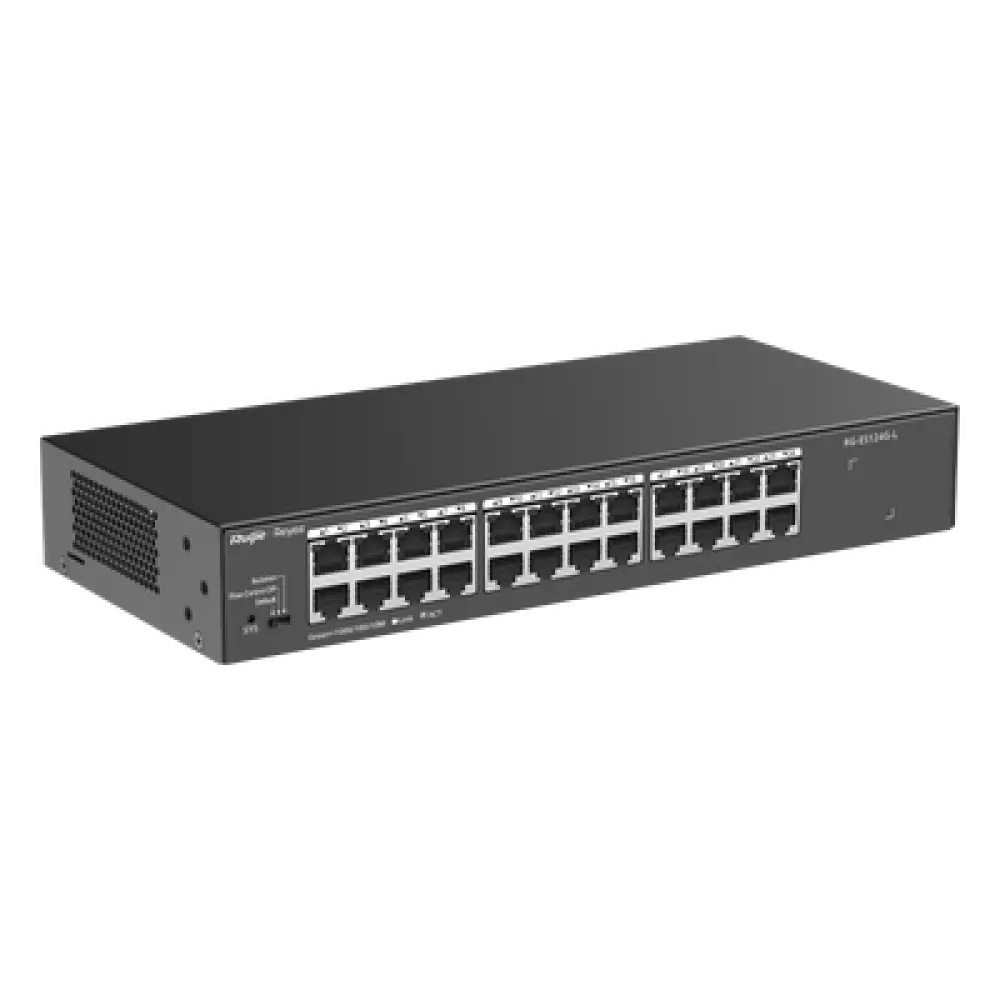 Switch No Administrable / 24 Puertos Gigabit / 48 Gbps / Sin Ventilador / Protección 4 kV