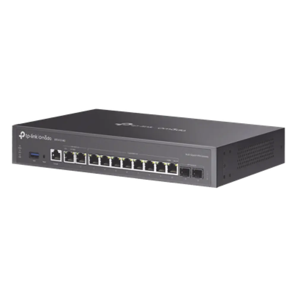 Router Empresarial Multi-WAN / 11 Puertos WAN con Balanceo de Carga / 2 Puertos 2.5 Gigabit / 8 Puertos Gigabit / 2 Puertos SFP / 1,000,000 Sesiones Concurrentes / USB 3.0