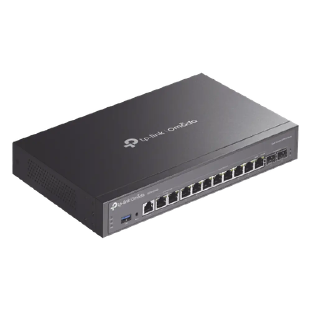 Router Empresarial Multi-WAN / 11 Puertos WAN con Balanceo de Carga / 2 Puertos 2.5 Gigabit / 8 Puertos Gigabit / 2 Puertos SFP / 1,000,000 Sesiones Concurrentes / USB 3.0