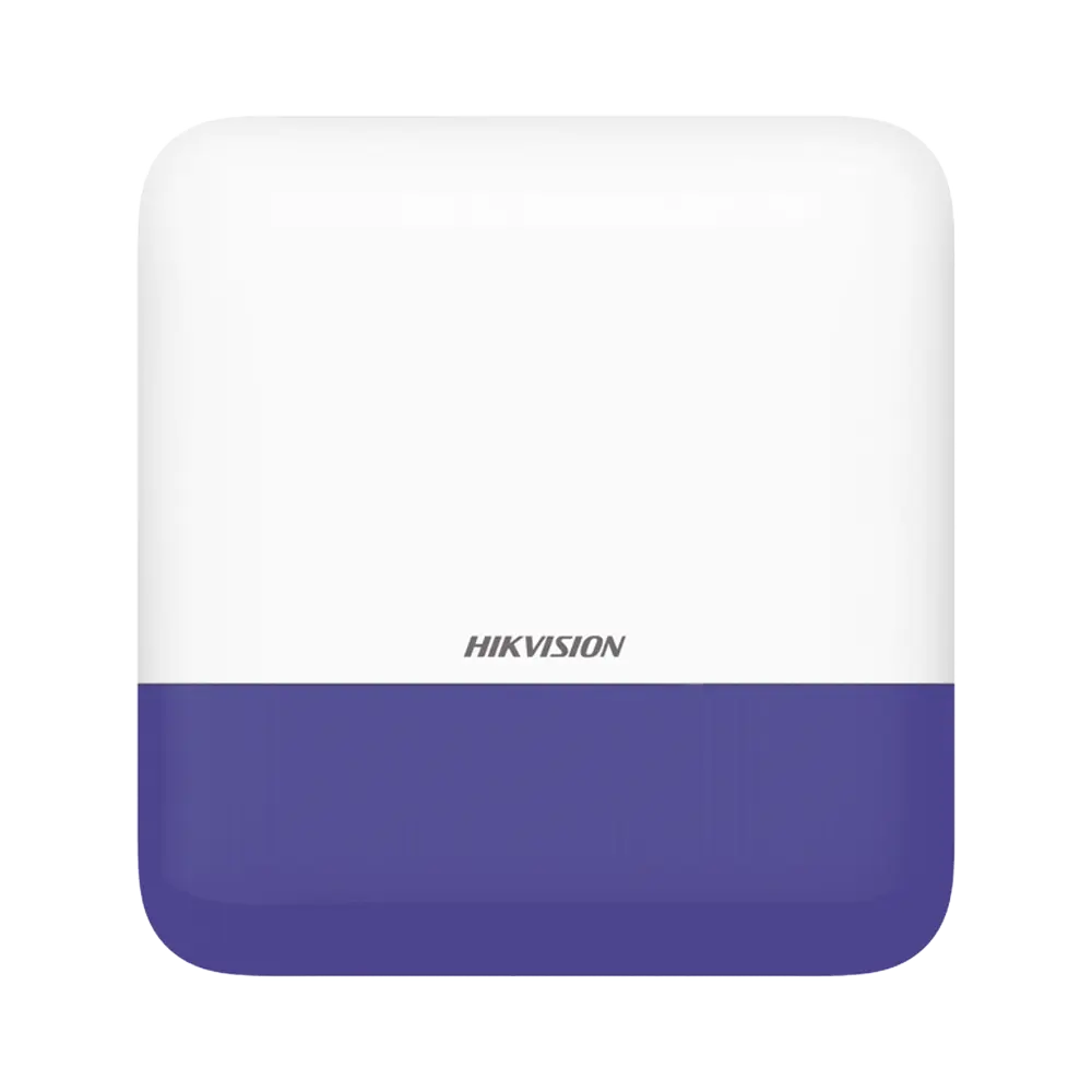 (AX PRO) Sirena Inalámbrica con Estrobo Azul para Exterior IP65 / 110 dB