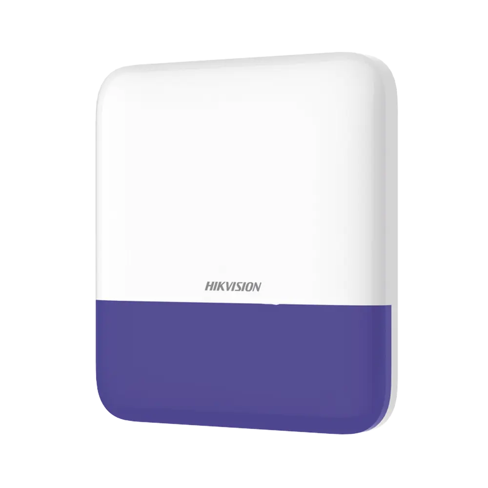 (AX PRO) Sirena Inalámbrica con Estrobo Azul para Exterior IP65 / 110 dB