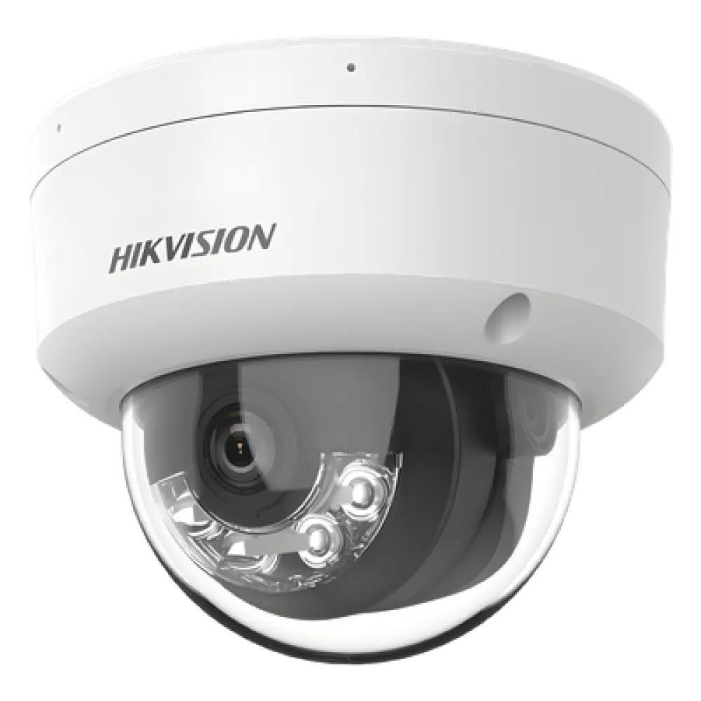 Cámara Domo IP / 8 Megapixel (4K) / Lente 2.8 mm / 113° / Dual Light 30 m (98.4 ft) / AcuSense Lite / IK08 / IP67 / PoE
