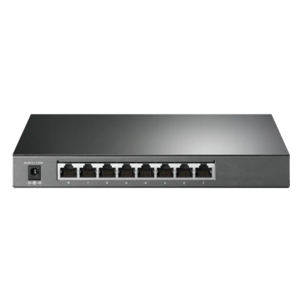 Switch Gestionado / 8 Puertos Gigabit / 4 Puertos PoE+ 30 W / Presupuesto PoE 62 W / Gestión Cloud / L3 Static Routing / Sin Ventilador / Carcasa Metálica