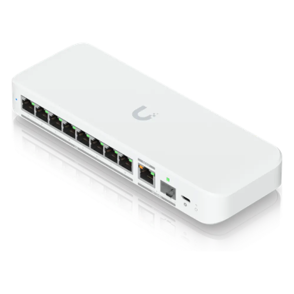 Switch Administrable / 8 Puertos 2.5GbE / 1 Puerto 10GbE RJ45/SFP+ / 60 Gbps / PoE+ o USB-C