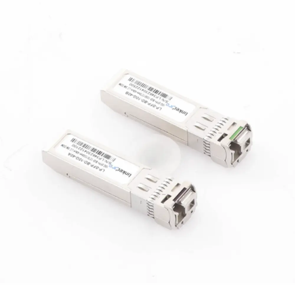 Transceptor Óptico SFP+ Bidireccional / 10 Gbps / Monomodo 1270 & 1330 nm / Alcance 40 km (131,233 ft) / LC/UPC Simplex / DDM / Hot-Pluggable