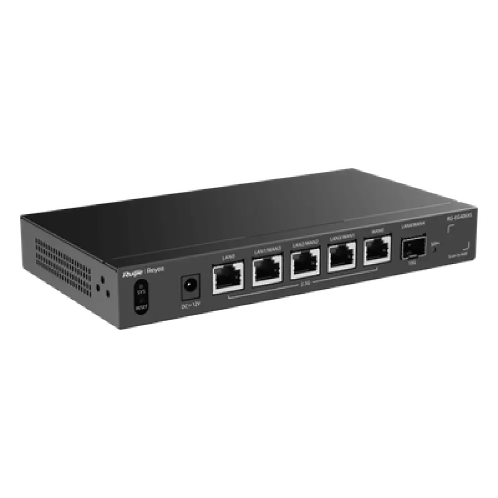 Router Balanceador SD-WAN / 5 Servicios WAN / 400 Usuarios Concurrentes / Throughput 2.5 Gbps / Puerto SFP+ 10G / 5 Puertos Multi-Gigabit 2.5G