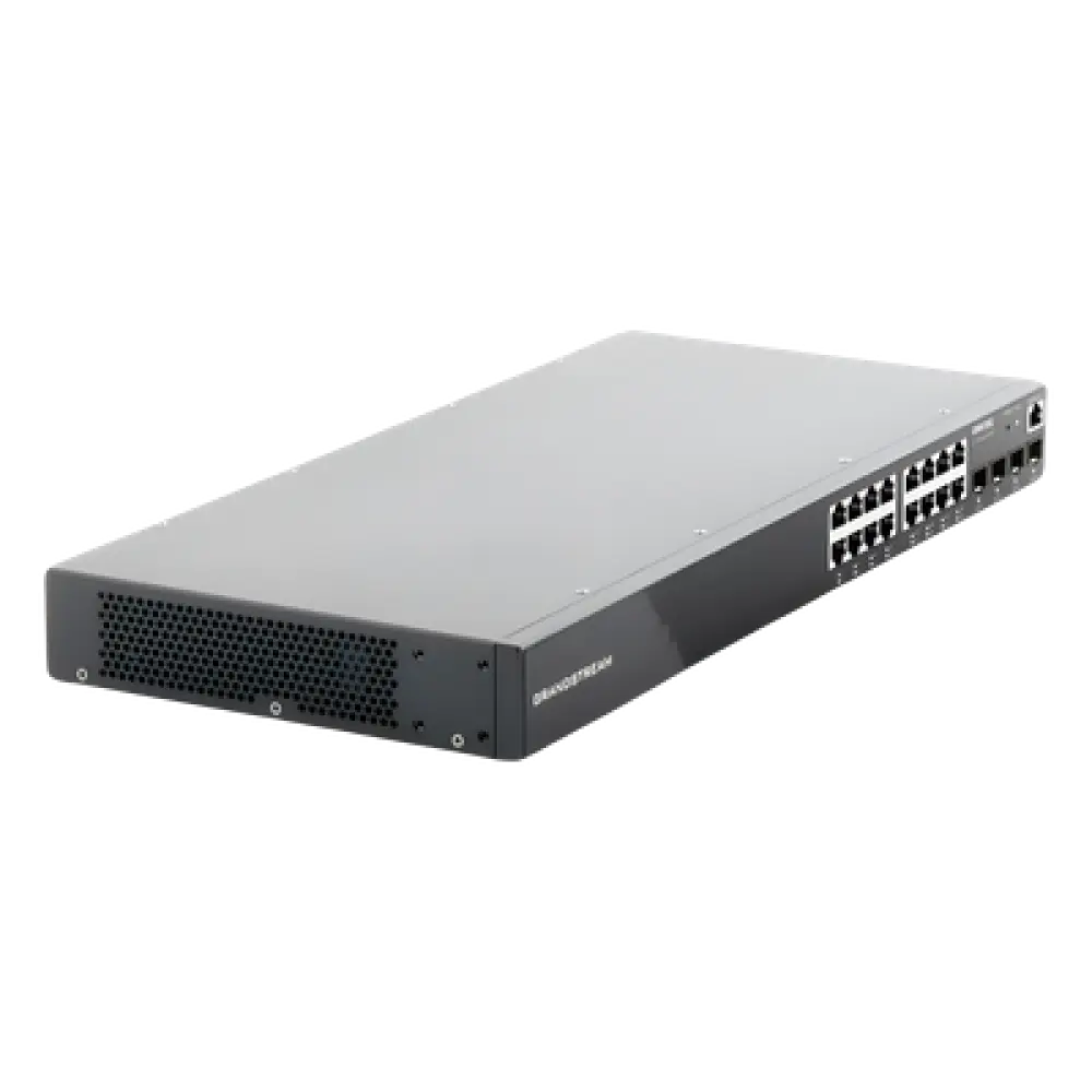 Switch Gigabit Administrable / 16 Puertos RJ45 10/100/1000 Mbps / 4 Puertos SFP Uplink / 40 Gbps Capacidad de Conmutación