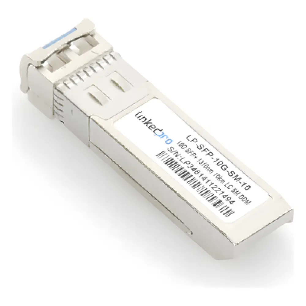 Transceptor Óptico SFP+ / 10 Gbps / Monomodo / 1310 nm / Alcance 10 km / LC/UPC Dúplex / DDM