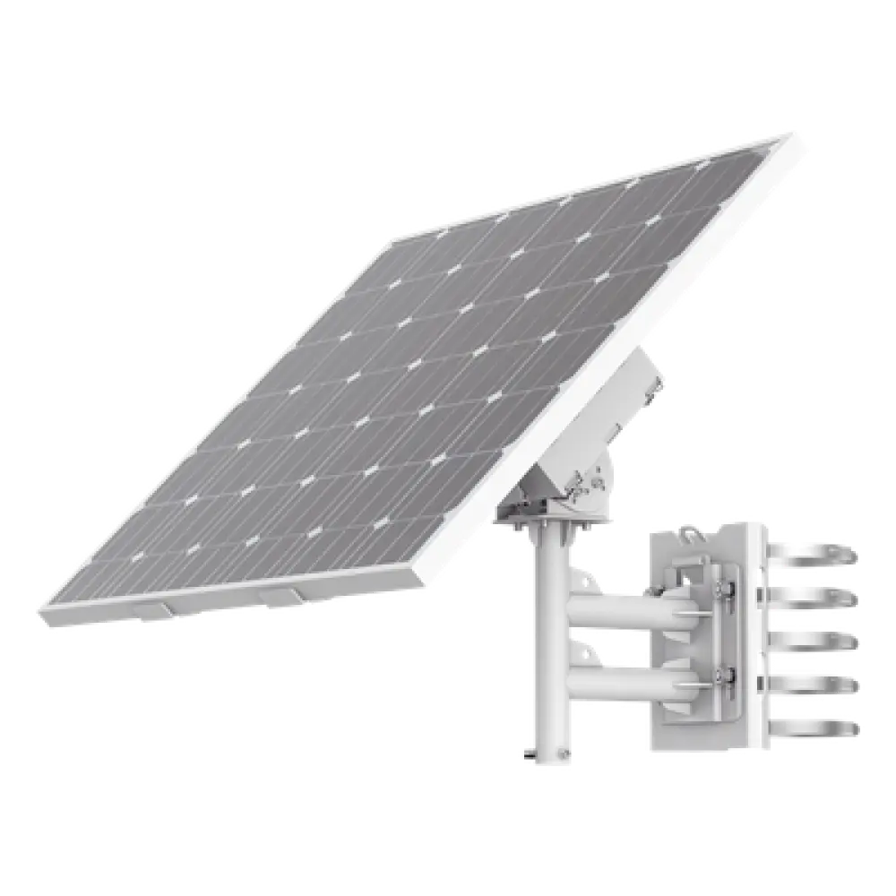 Kit Solar de Alimentación / Panel 80 W / Batería Litio 360 Wh / 2 Salidas 12 Vcd / IP66