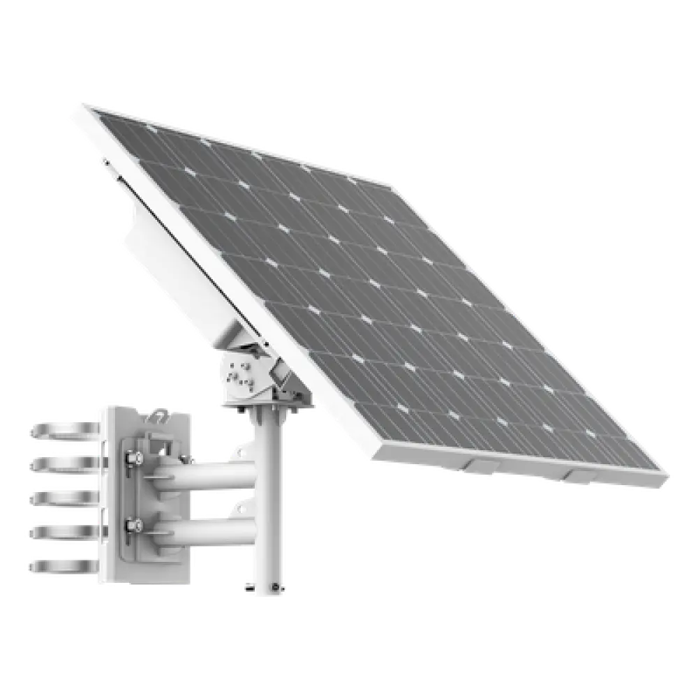 Kit Solar de Alimentación / Panel 80 W / Batería Litio 360 Wh / 2 Salidas 12 Vcd / IP66