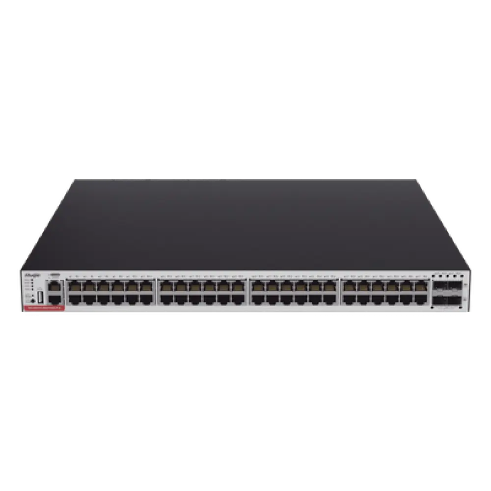 Switch Administrable Capa 3 PoE / 48 Puertos Gigabit / 4 SFP+ 10Gb / Potencia Total 1,480 W / Gestión en la Nube / Diseño Modular