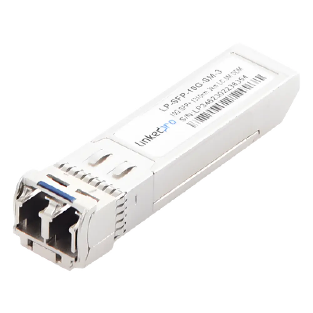 Transceptor SFP+ / 10 Gbps / Monomodo 1310 nm / Alcance 3 km (1.86 mi) / LC/UPC Dúplex / DDM