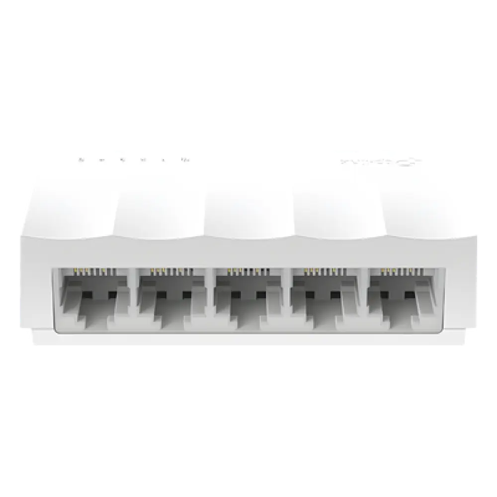 Switch no administrado / 5 puertos 10/100Mbps / Fanless / Green Ethernet / 83.6 x 45.7 x 22.8 mm