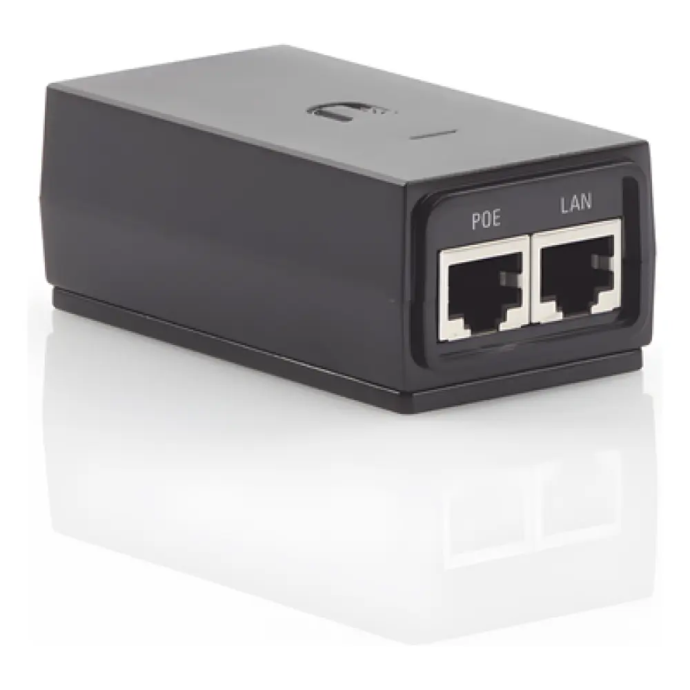 Adaptador PoE / 24 VDC 0.5 A / Puerto Gigabit 10/100/1000 Mbps / Protección ESD / 0 a 40 °C (32 a 104 °F)