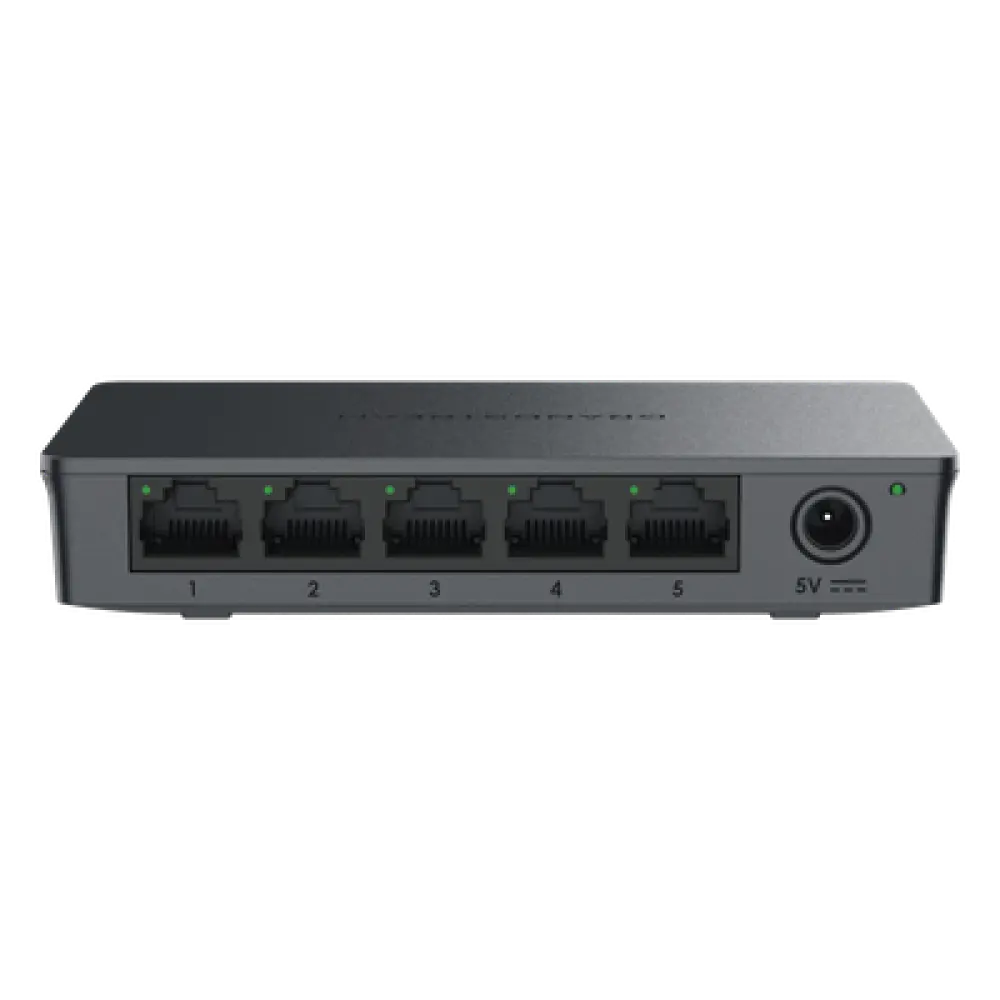 Switch Gigabit No Administrable / 5 Puertos RJ45 / 10 Gbps Capacidad de Conmutación / Green Ethernet / 0.39 x 0.21 x 0.08 pies