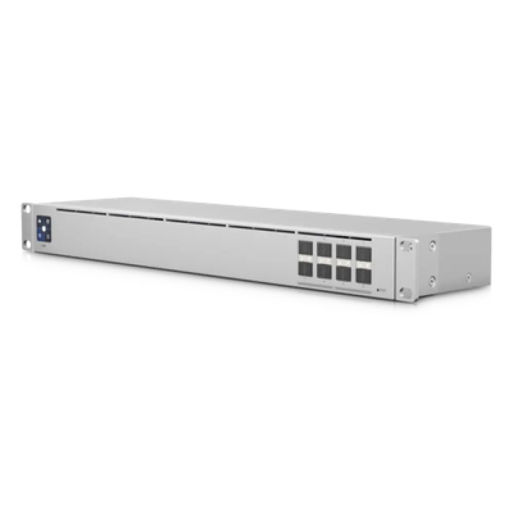 Switch administrable capa 2 / 8 puertos SFP+ 10G / 160 Gbps / Pantalla táctil 1.3" / 1U rack / 4.7 pies de profundidad
