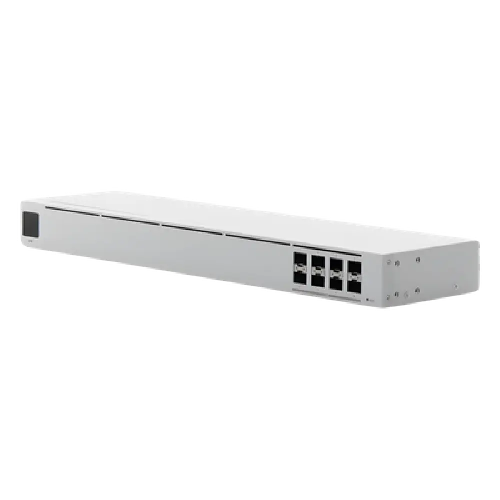 Switch administrable capa 2 / 8 puertos SFP+ 10G / 160 Gbps / Pantalla táctil 1.3" / 1U rack / 4.7 pies de profundidad