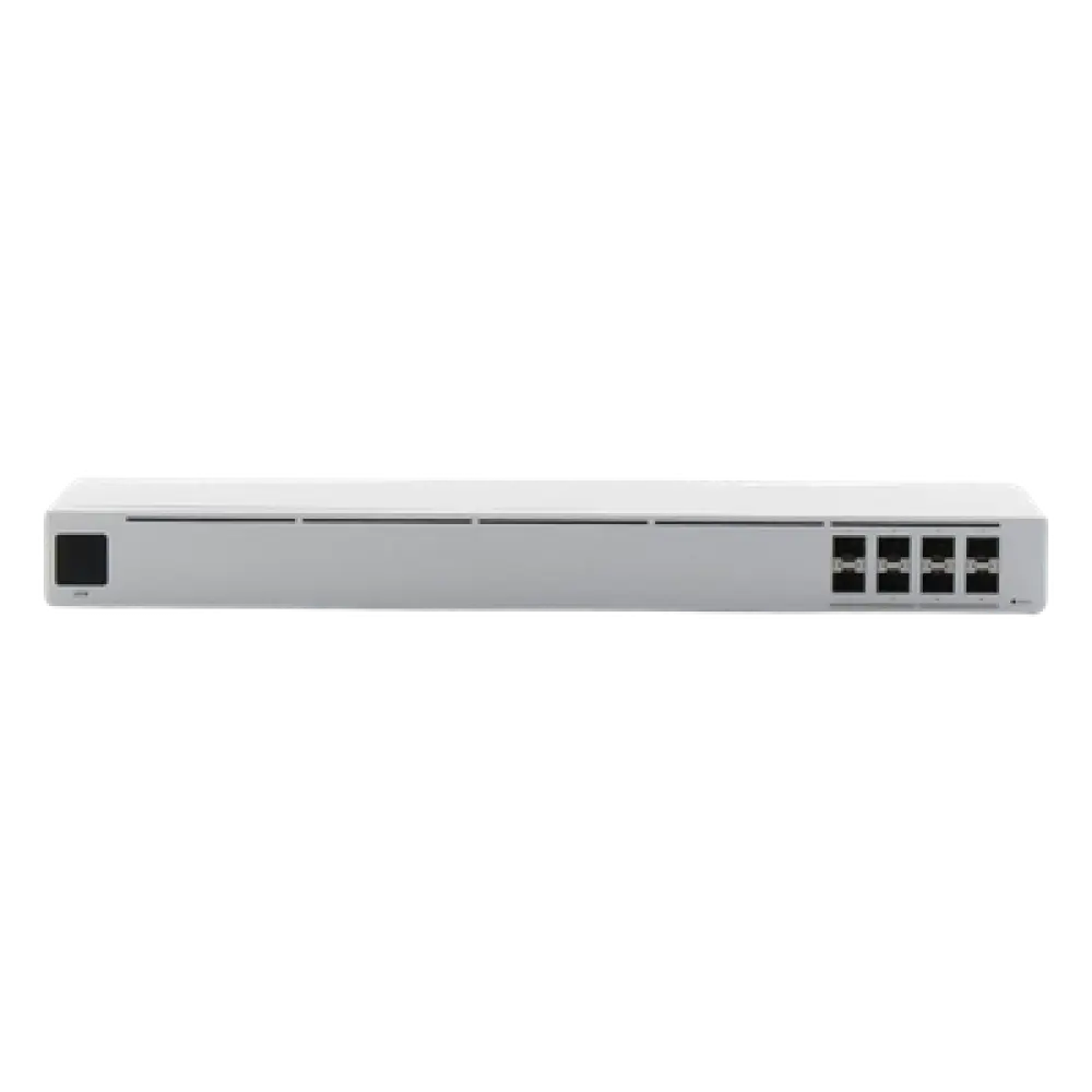 Switch administrable capa 2 / 8 puertos SFP+ 10G / 160 Gbps / Pantalla táctil 1.3" / 1U rack / 4.7 pies de profundidad
