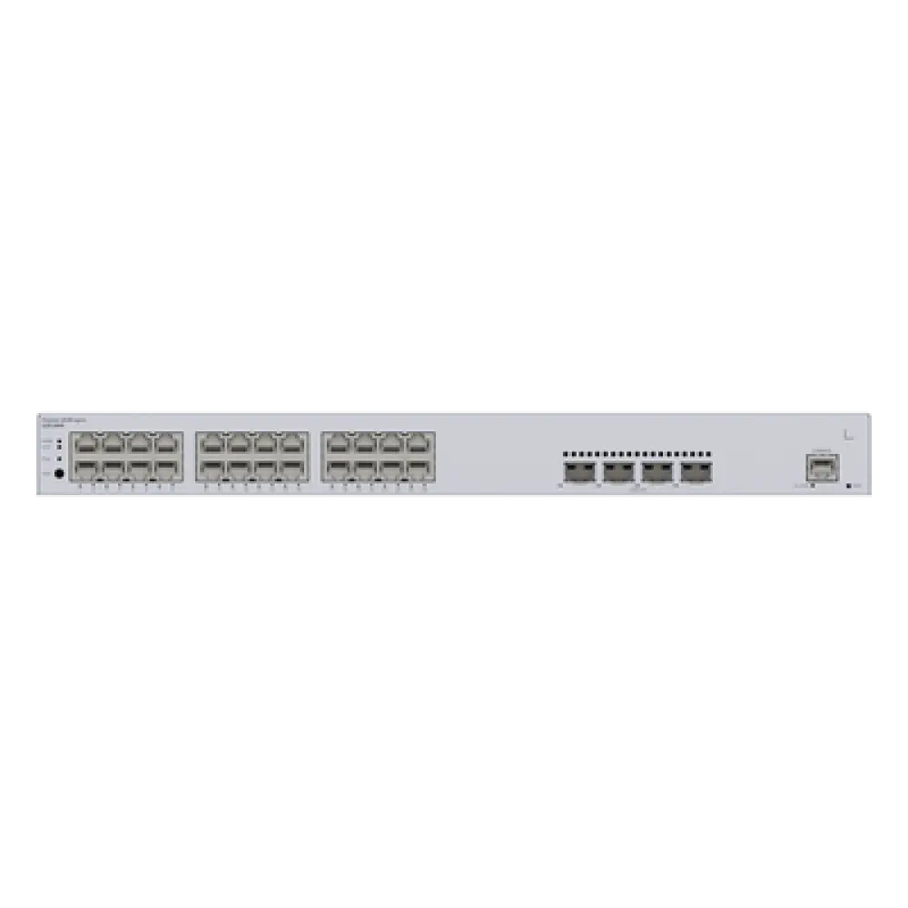 Switch Administrable Capa 2 / 24 Puertos PoE+ Gigabit / 4 Puertos SFP+/SFP 10G / PoE Perpetuo / 400 W PoE / 128 Gbps / 95 Mpps