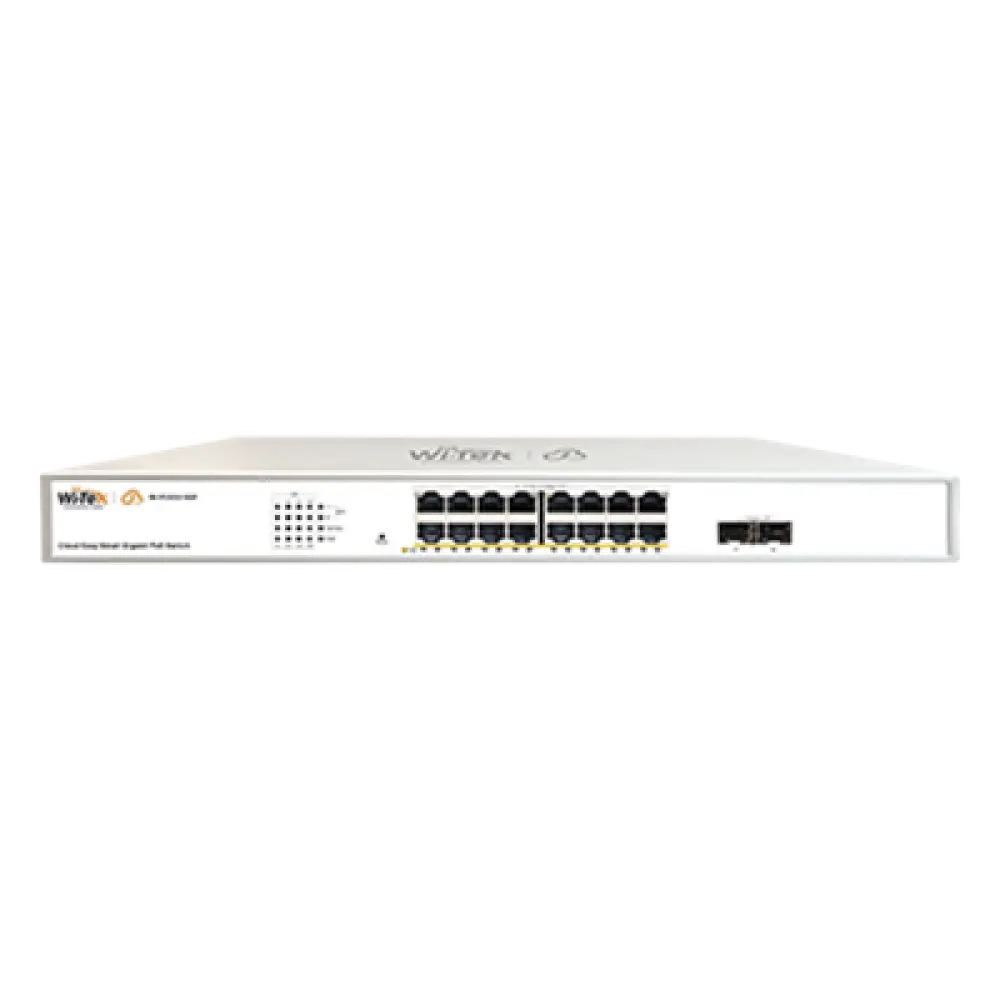 Switch Administrable PoE / 16 Puertos Gigabit PoE af/at / 2 SFP / 36 Gbps / Presupuesto PoE 240 W / Cloud Gratuito