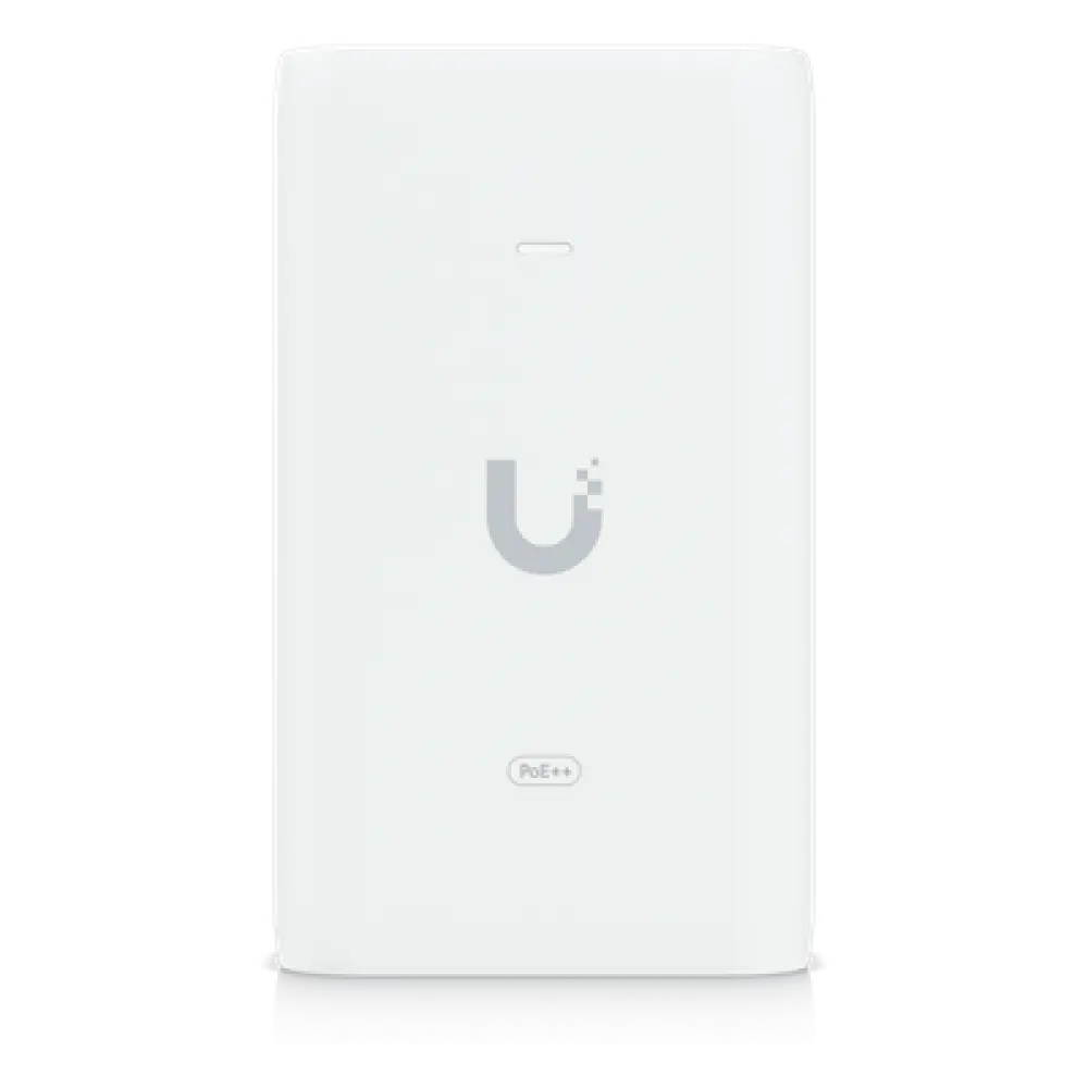 Inyector PoE++ / 48V DC @ 1.25A / Hasta 60W / Gigabit LAN / 4 Pares de Alimentación / LED de Estado