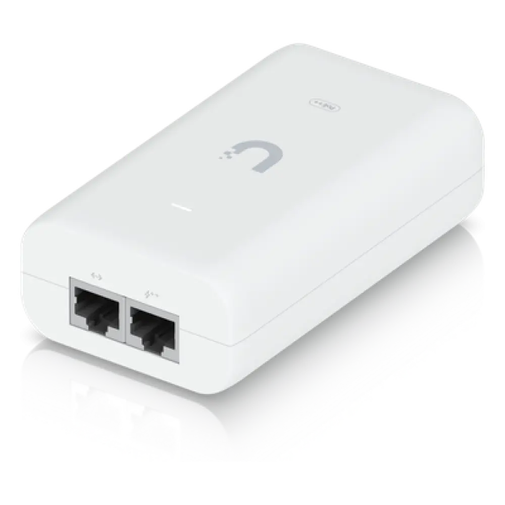Inyector PoE++ / 48V DC @ 1.25A / Hasta 60W / Gigabit LAN / 4 Pares de Alimentación / LED de Estado