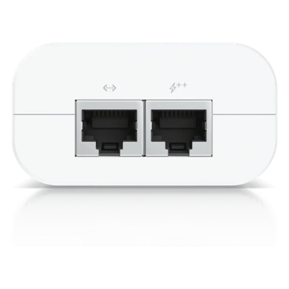 Inyector PoE++ / 48V DC @ 1.25A / Hasta 60W / Gigabit LAN / 4 Pares de Alimentación / LED de Estado