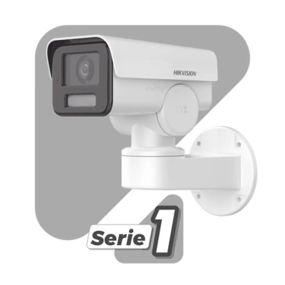 Cámara Bala IP PTZ / 4 Megapixel / Lente Motorizado 2.8-12 mm / IR 50 m (164 ft) / WDR 120 dB / PoE / IP66 / Micro SD / Microfono Integrado