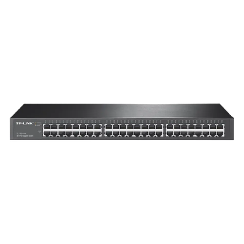 Switch / 48 Puertos Gigabit / 10/100/1000 Mbps / Green Ethernet / Rack o Escritorio