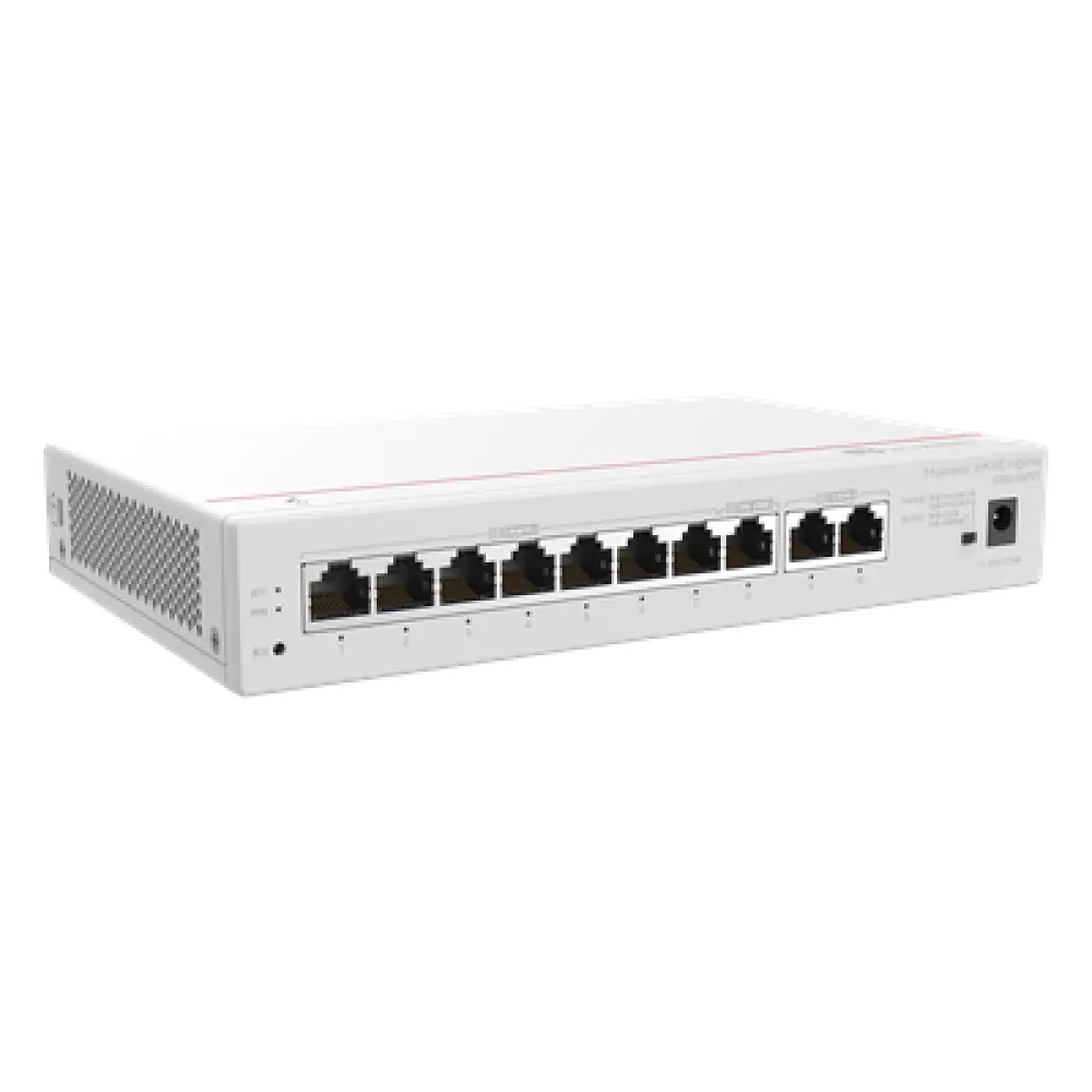 Router Controlador / 8 Puertos PoE LAN Gigabit / 2 Puertos WAN Gigabit / 1 Puerto LAN/WAN Gigabit / PoE 124 W / 64 APs / 250 Clientes / 16 Gbps Switching