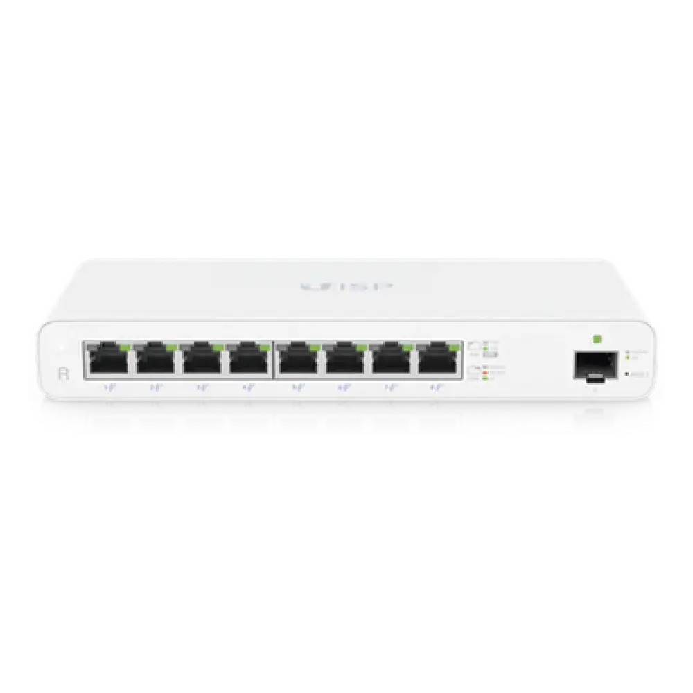 Router Gigabit / 8 Puertos PoE Pasivo 27V / 1 Puerto SFP / NAT 1 Gbps / 110W Total / OSPF y Firewall