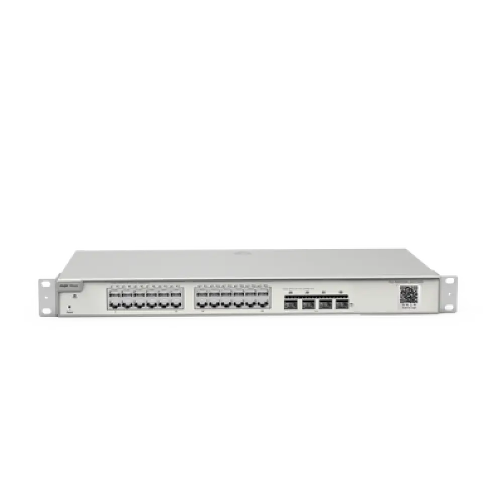 Switch Administrable Capa 2+ / 24 Puertos Gigabit / 4 SFP+ 10Gb / Capacidad de Conmutación 128 Gb/s / Gestión en Nube / Montaje Rack 1U