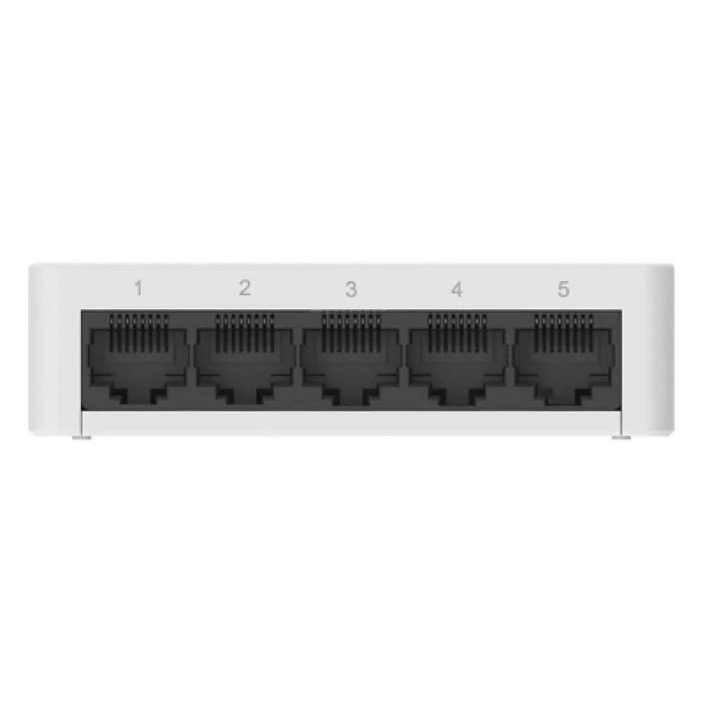Switch No Administrable / 5 Puertos Gigabit / 10 Gbps Switching / Plug & Play / 2.1W Máximo / Cloud Visible