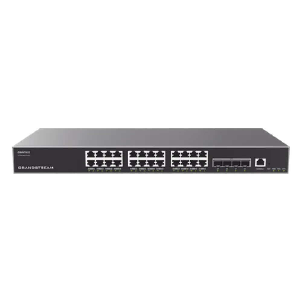 Switch Capa 3 Administrable / 24 Puertos Gigabit / 4 SFP+ 10G / 128 Gbps Capacidad Conmutación / 95.2 Mpps / Rack 1U