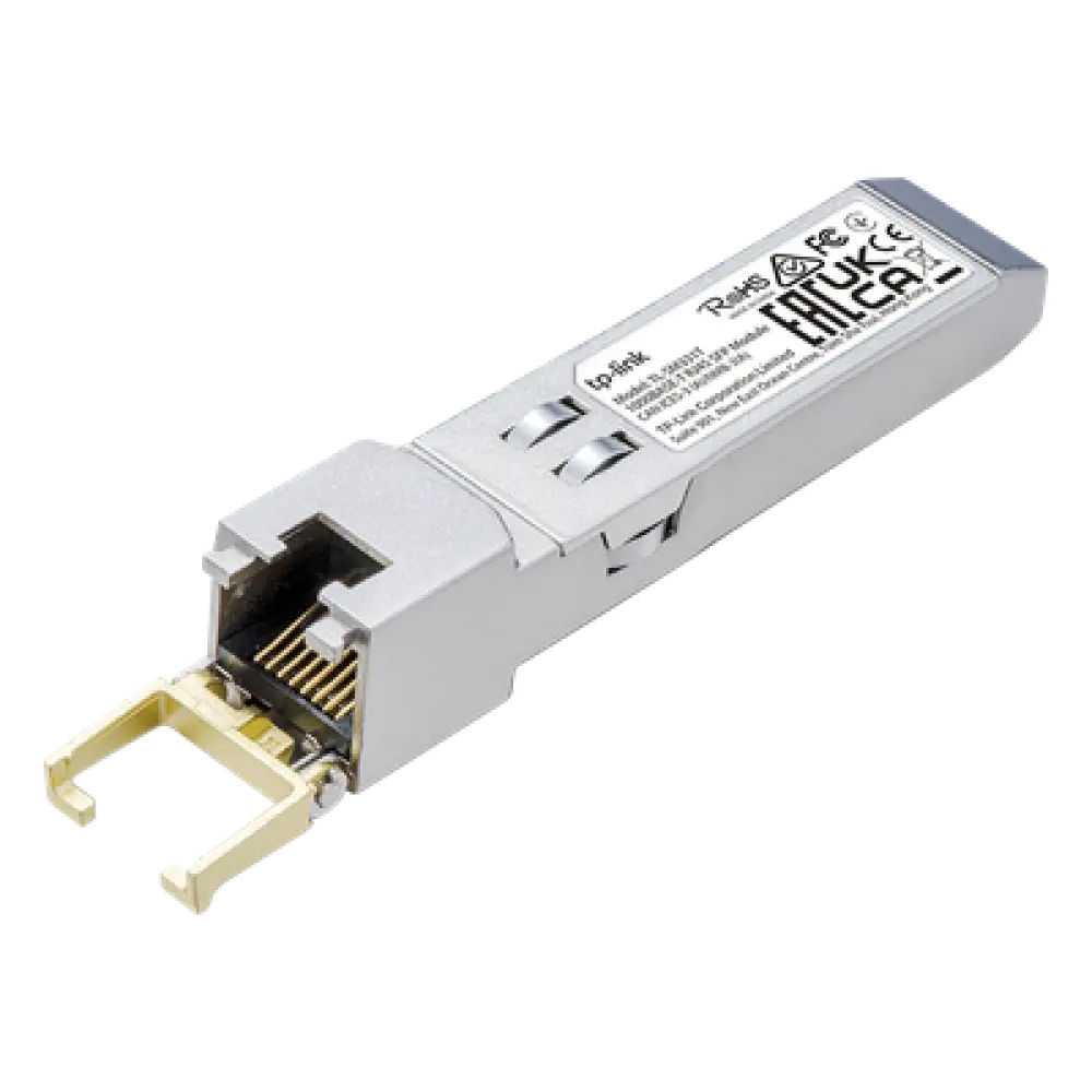 Transceptor mini-GBIC SFP RJ45 / 1000BASE-T / 100 metros (328 pies) / 1.25 Gbps / Hot-Swappable / 0 a 70°C