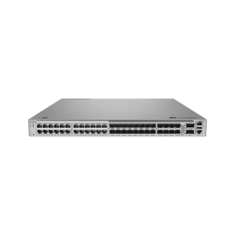 Switch Core Capa 3 / 24 Puertos Gigabit / 16 Puertos SFP+ 10 Gbps / 8 Puertos SFP28 25 Gbps / 2 Puertos QSFP28 100 Gbps / Apilamiento Inteligente