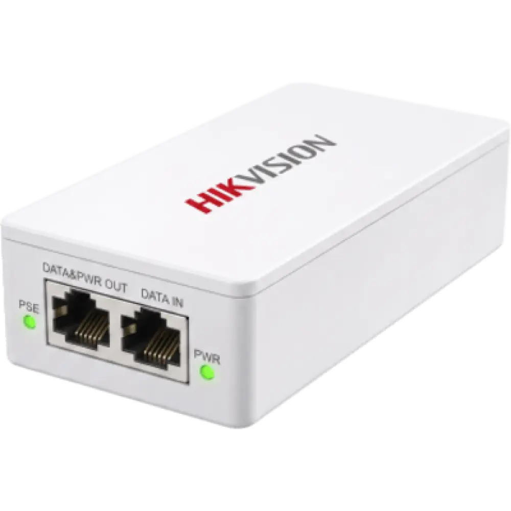 Inyector PoE+ / 1 Puerto Gigabit PoE+ / 1 Puerto Gigabit Uplink / 30 Watts (IEEE 802.3 af/at) / Protección contra Sobretensiones 6 kV / Escritorio o Pared