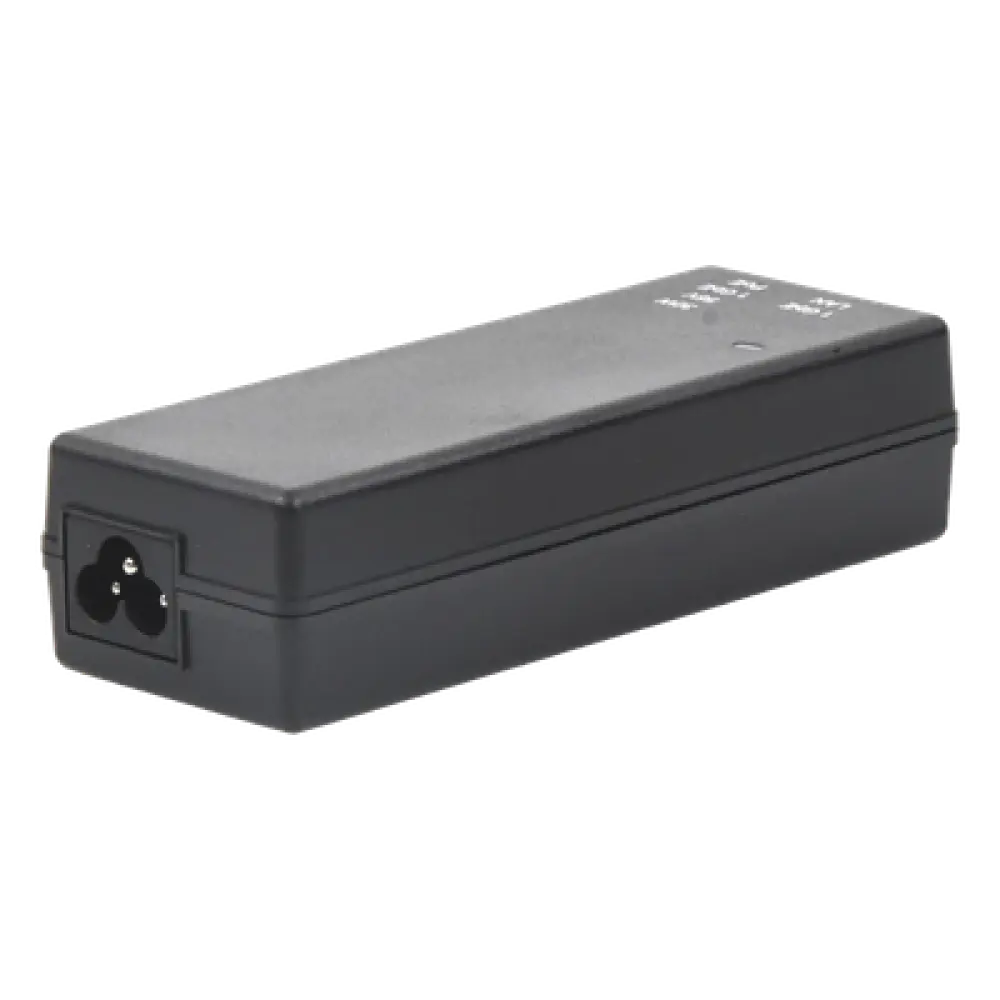 Inyector PoE Gigabit / 56Vcc / 30W / Eficiencia Nivel V / Protección Cortocircuito y Sobrevoltaje / 1000BASE-T