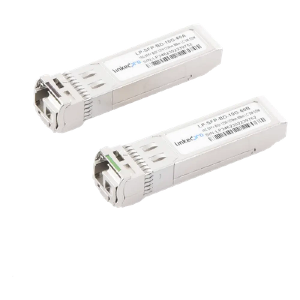 Transceptor Óptico SFP+ / 10 Gbps / Monomodo / Bidireccional 1270/1330 nm / Alcance 60 km (196.8 ft) / LC/UPC Simplex / DDM