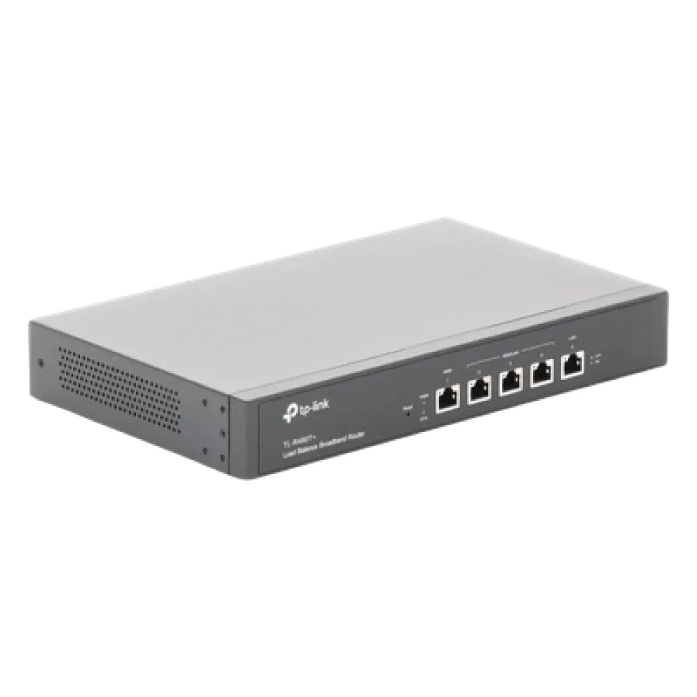 Router Balanceador de Carga / 4 Puertos WAN / 30,000 Sesiones Concurrentes / Firewall Integrado / Control de Banda por IP