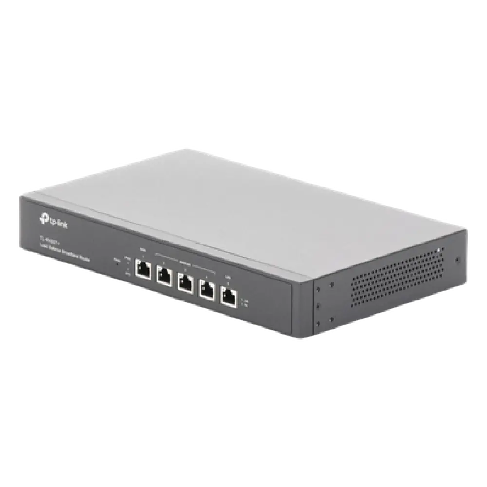 Router Balanceador de Carga / 4 Puertos WAN / 30,000 Sesiones Concurrentes / Firewall Integrado / Control de Banda por IP