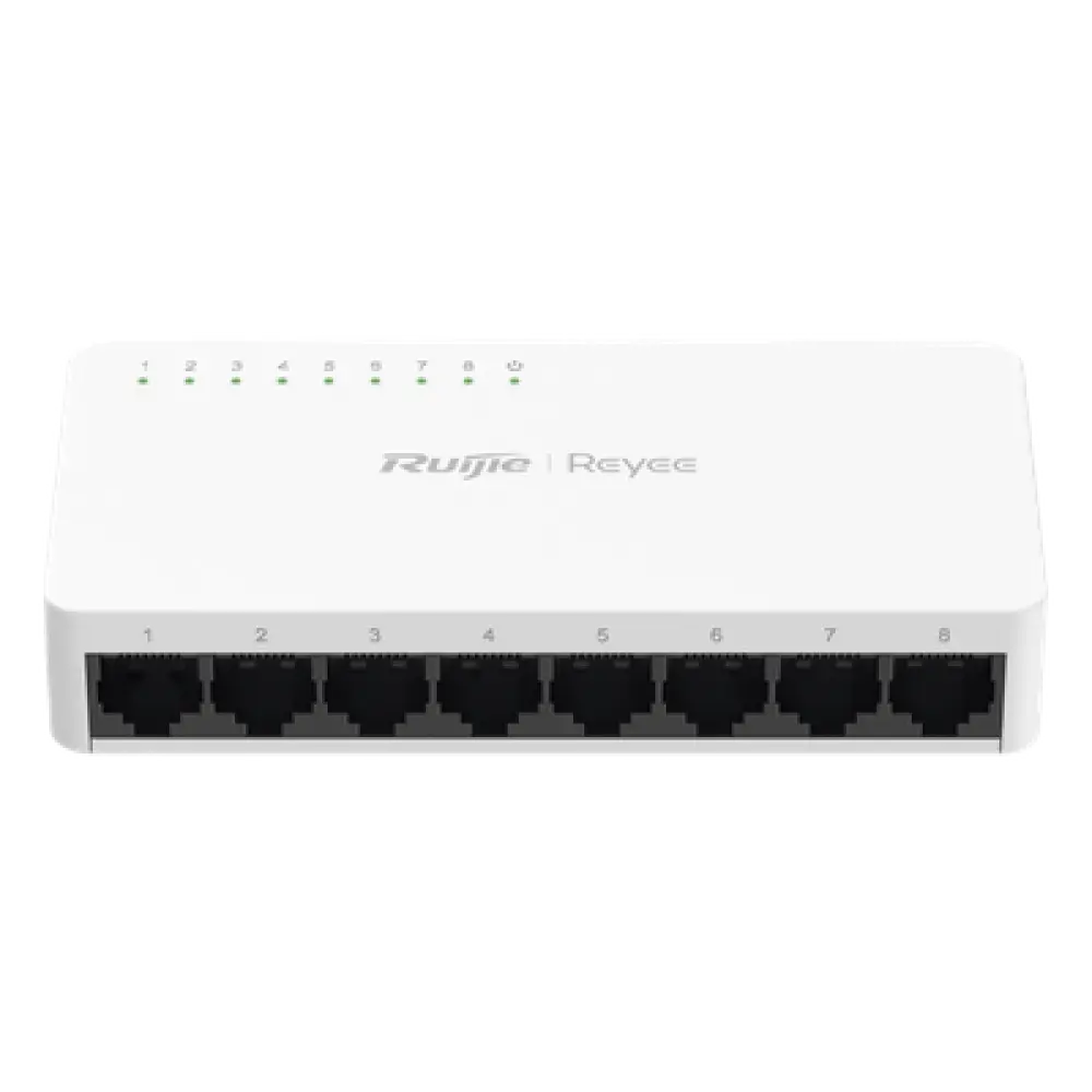Switch No Administrable / 8 Puertos Gigabit / Plug & Play / Cloud Visibility / Sin Ventilador / 3.47W