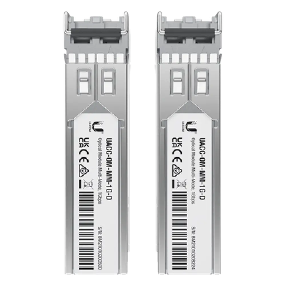 Transceptor SFP / 1 Gbps / Multimodo / 850 nm / LC Dual / 550 m (1804.5 ft) / Paquete 2 Piezas